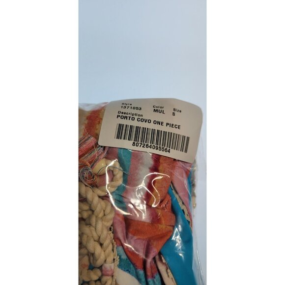 Lucky Brand Porto Covo Cross Back One Piece Size S Swimsuit Sz Small Multicolor - Picture 6 of 6